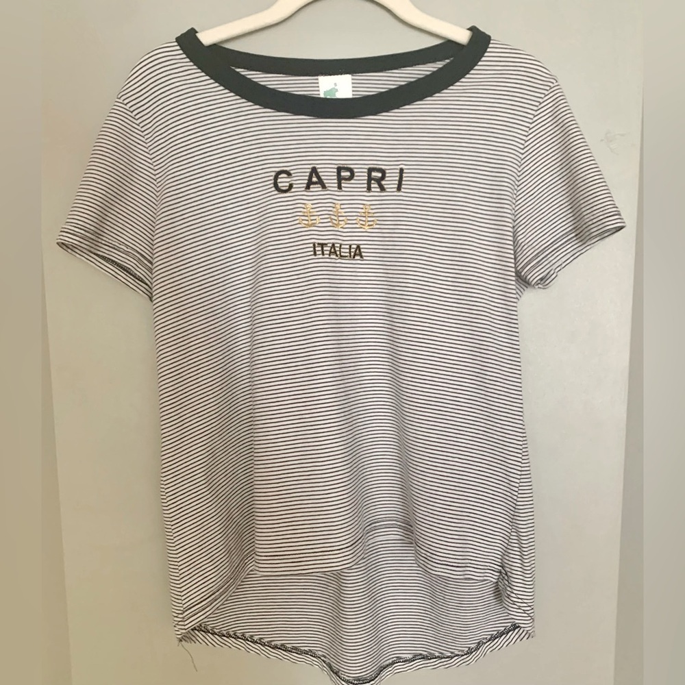 Capri Italia Vintage T-shirt Made In Italy - Small